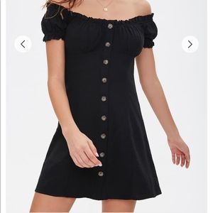 *SOLD* Forever 21 | Black off the shoulder dress